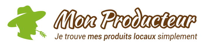 Logo Mon Producteur, version horizontale, en couleurs (700 × 160 px)