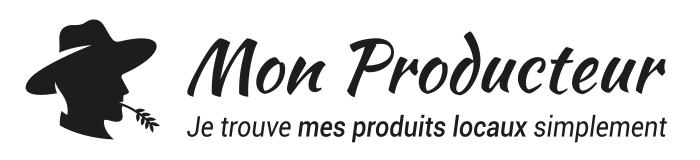 Logo Mon Producteur, version horizontale, tout noir (700 × 160 px)